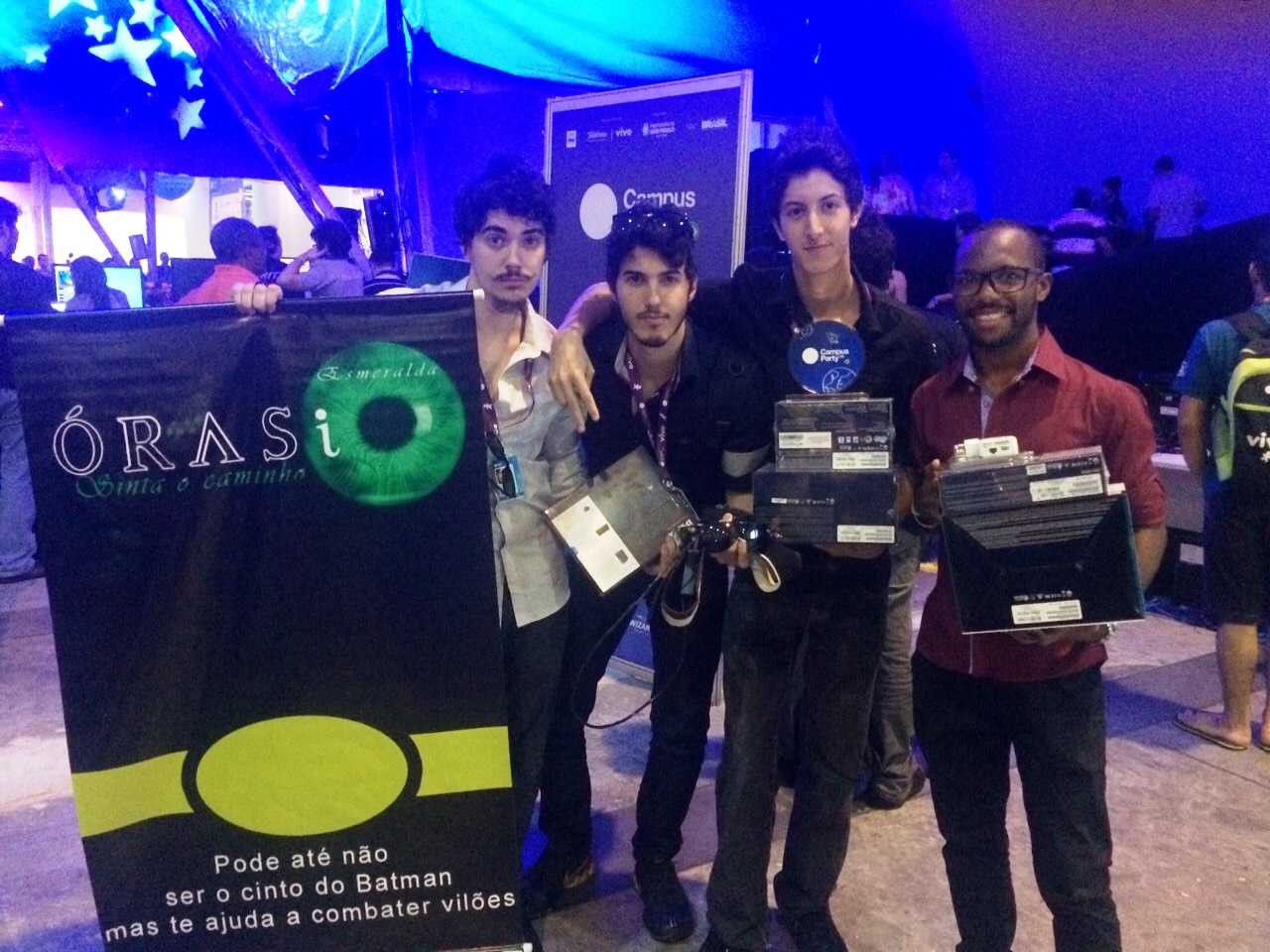 Alunos da USF vencem competição da Campus Party 2015