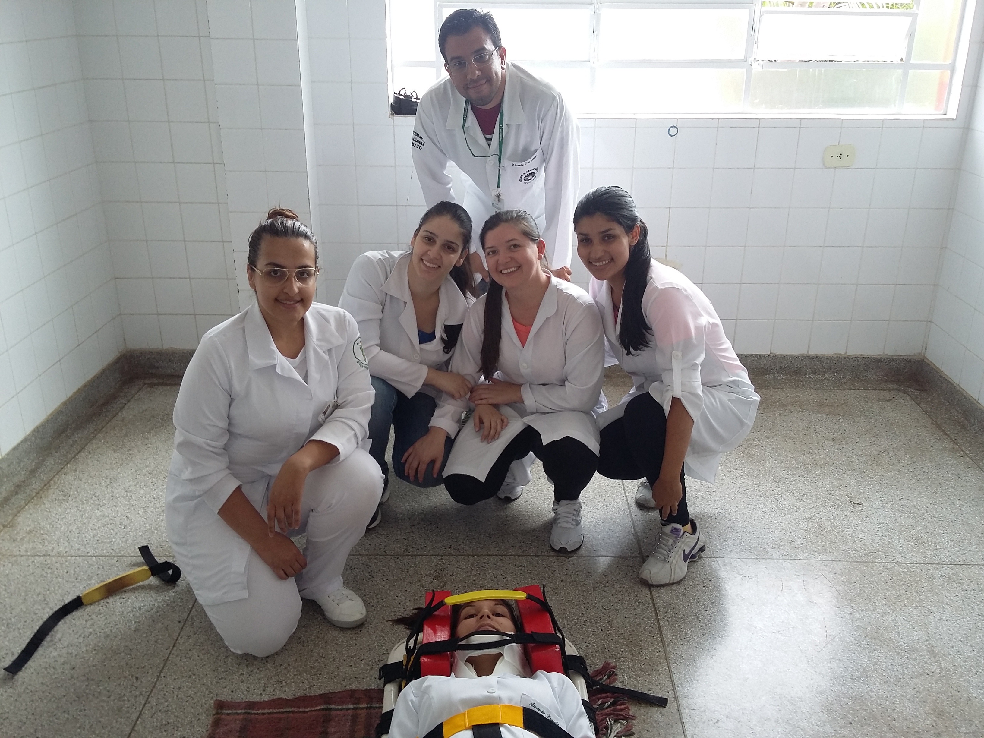 Alunos do Curso de Fisioterapia realizam novo treinamento no Serviço de Atendimento Móvel de Urgência (SAMU)