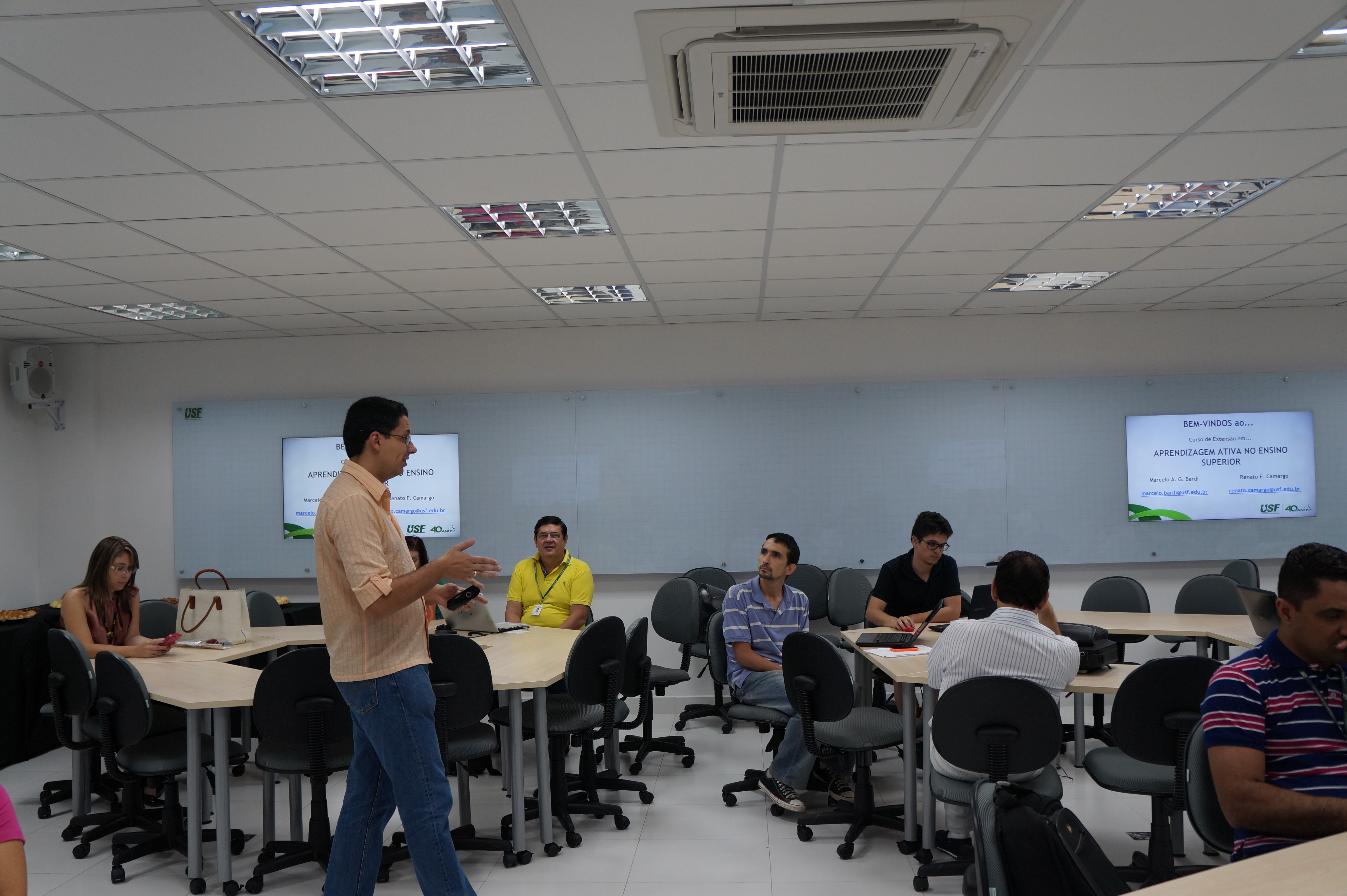 Professores participam da 2º turma do Curso de Aprendizagem Ativa 