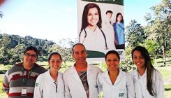 Alunos de enfermagem participam de ação de promoção da saúde em Bragança 
