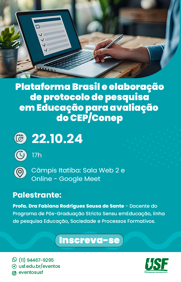 Plataforma Brasil e elaboração de protocolo de pesquisa em Educação para avaliação do CEP/Conep