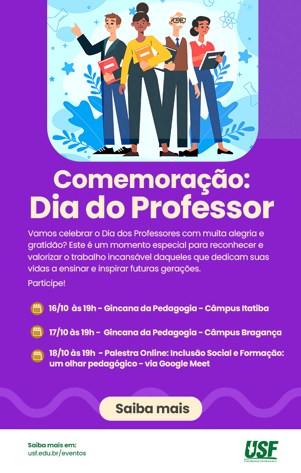 Comemoração: Dia dos Professores