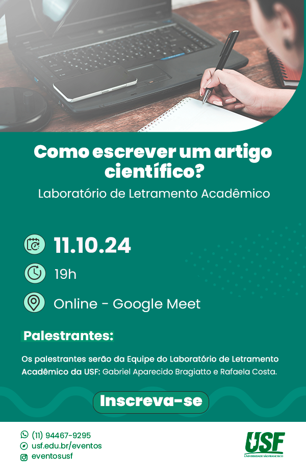 Como escrever um artigo científico? - Laboratório de Letramento Acadêmico