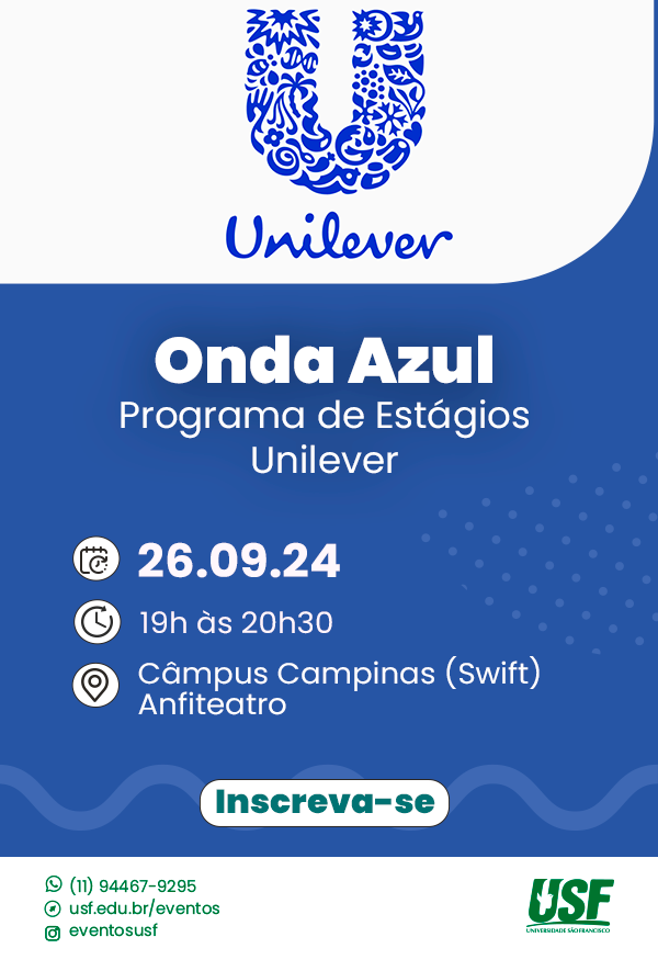 Onda Azul - Programa de Estágio Unilever