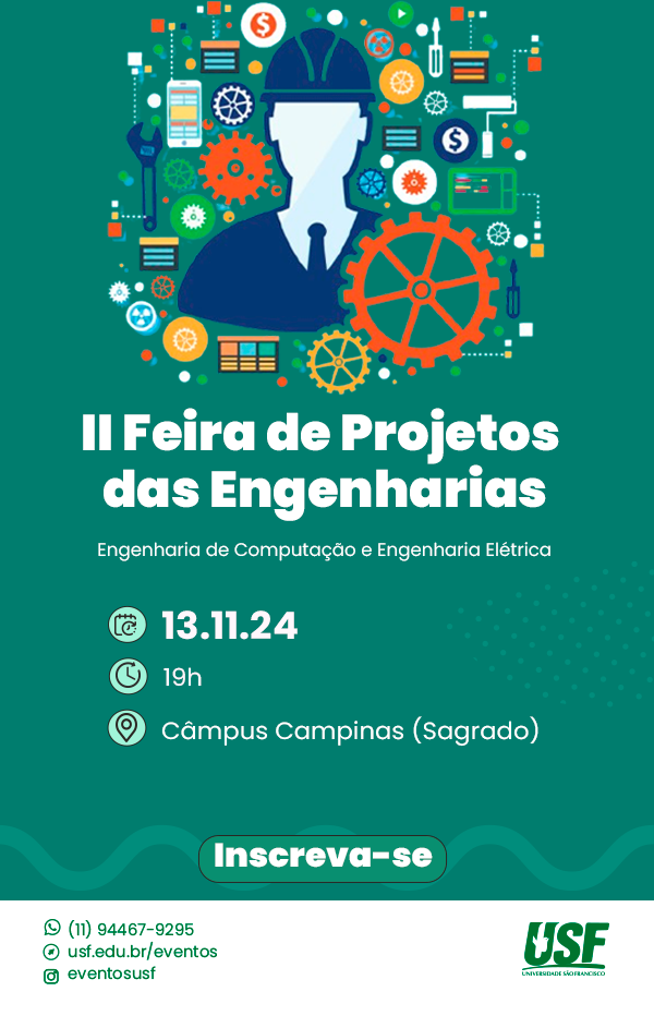 II Feira de Projetos das Engenharias - Câmpus Campinas Sagrado Coração