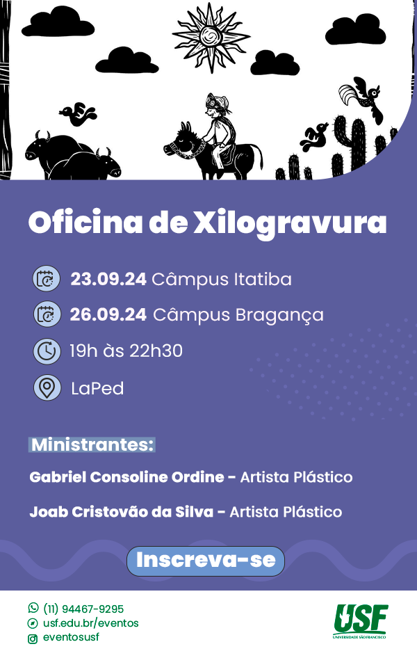 Oficina de Xilogravura