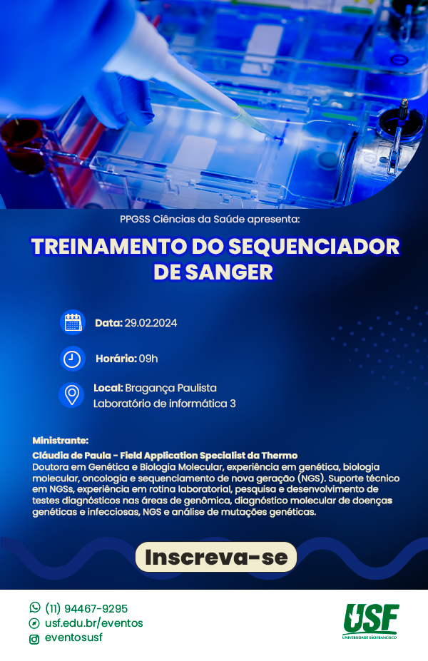 Treinamento do Sequenciador de Sanger