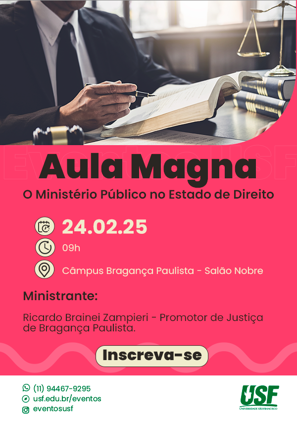 Aula Magna: O Ministério Público no Estado de Direito