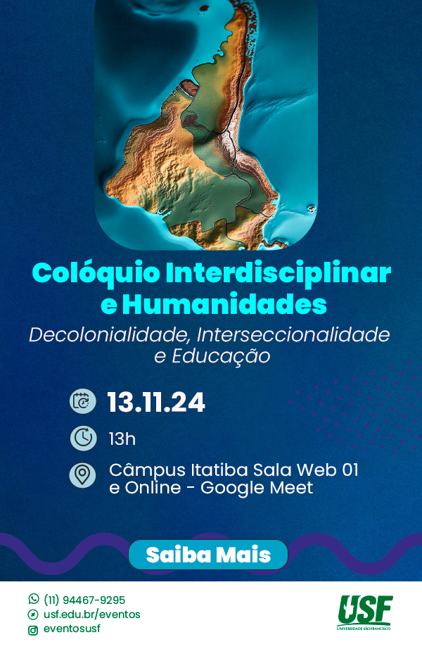 Colóquio Interdisciplinar e Humanidades - Decolonialidade, Interseccionalidade e Educação