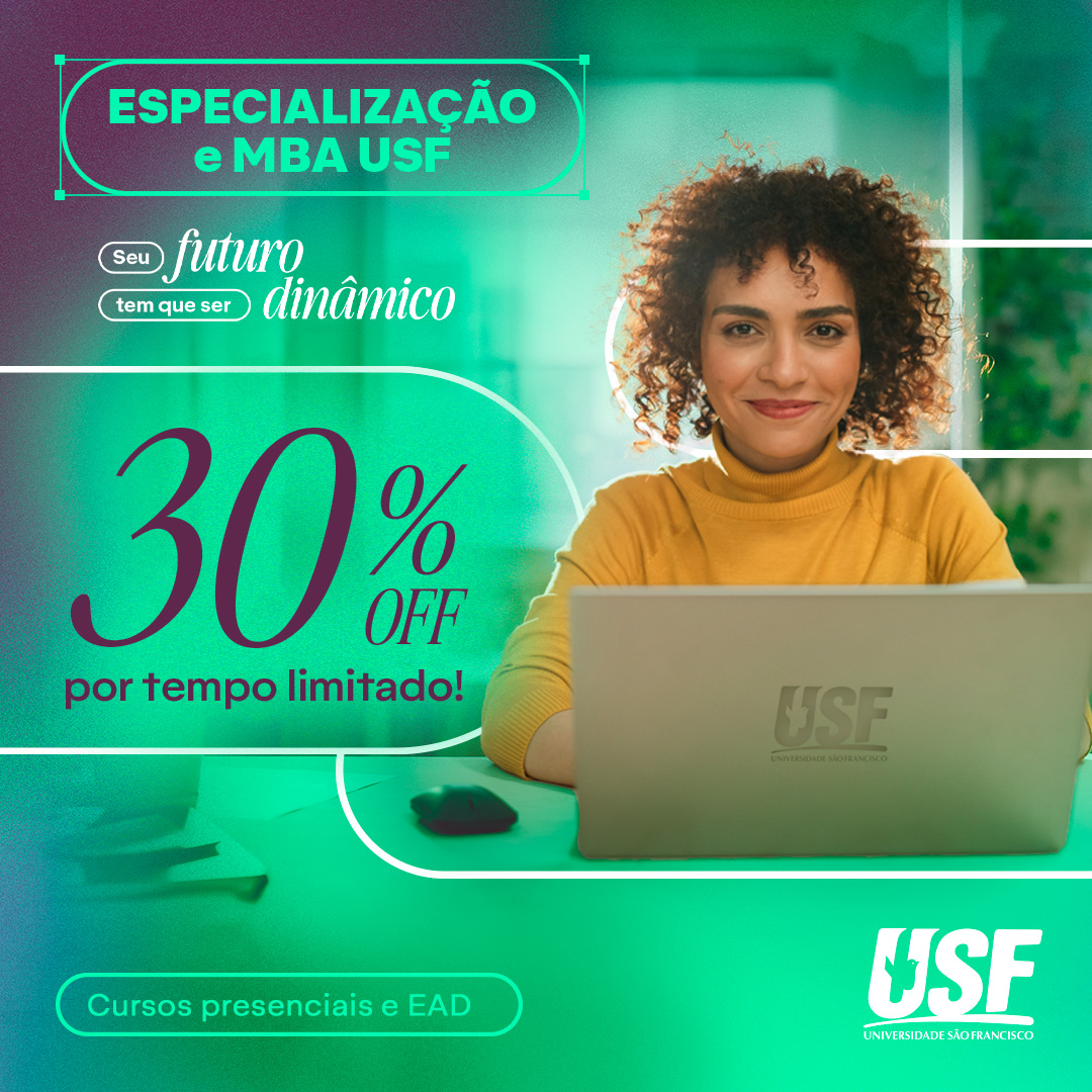 Pós-Graduação 30% OFF agosto